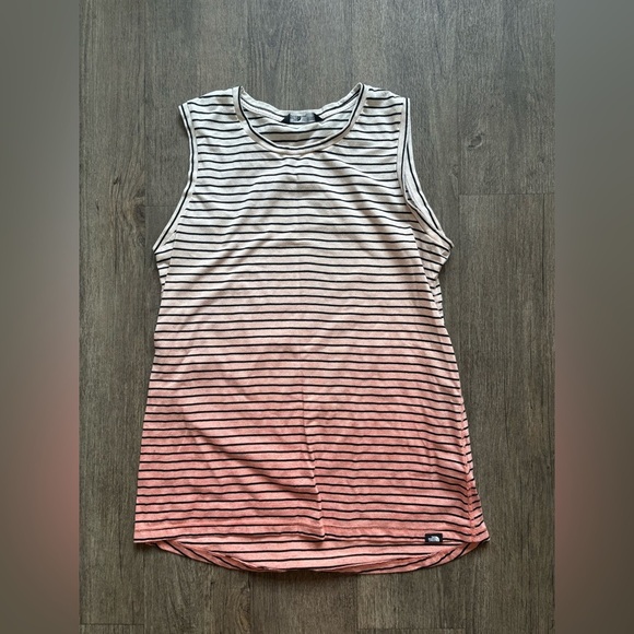 The North Face White and Pink Sleeveless Muscle Tee - Picture 1 of 6